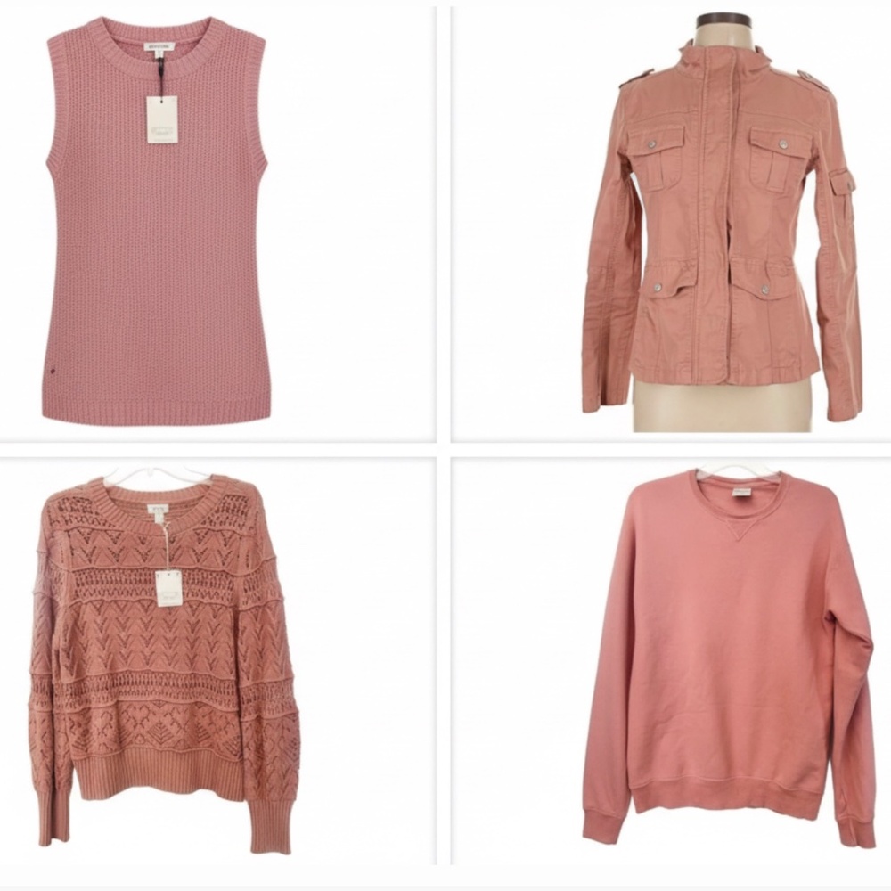 NWT FOUR PIECE Dusty Mauve colored outfit makers! M/L - Kenzie, Stylus, a.n.a.